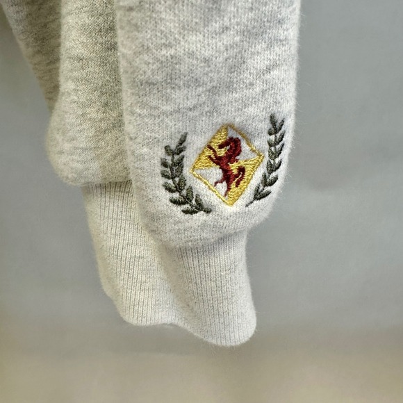Abercrombie Fitch Soft A&F Gray Embroidered Hotel Mer Sweatshirt Size Large - Picture 5 of 14